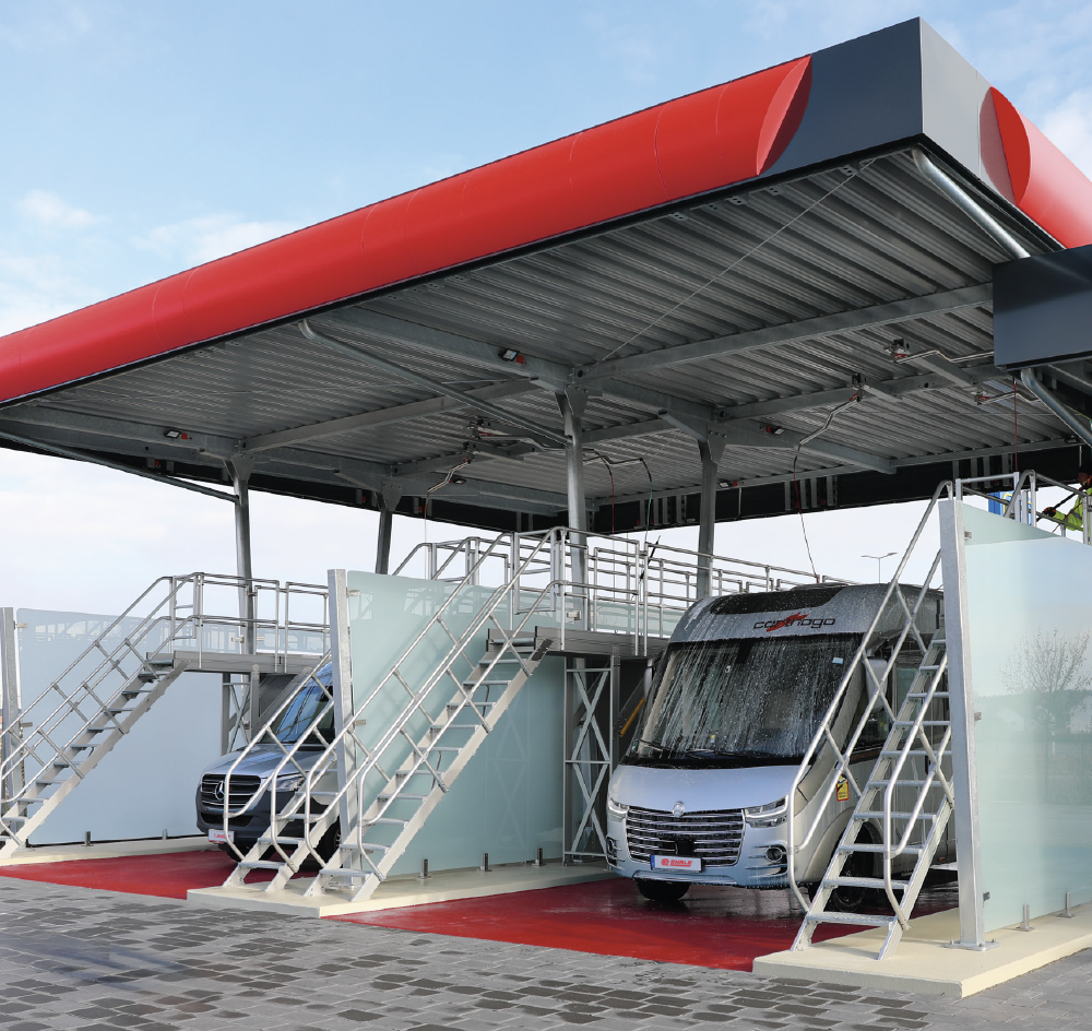 Ehrle truck wash systeem