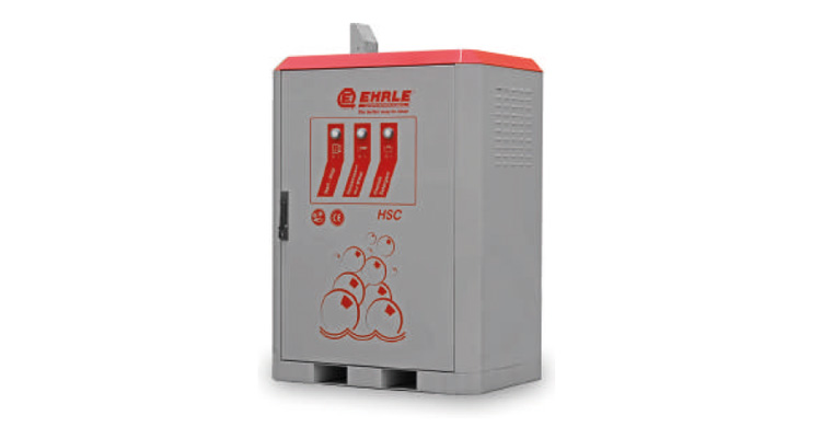 Stationary high-pressure cleaners