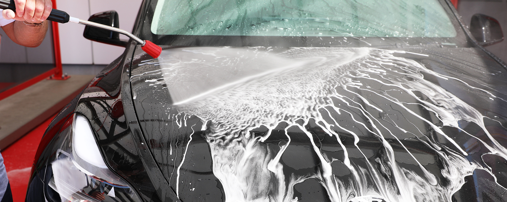 Autoshampoo foam wax