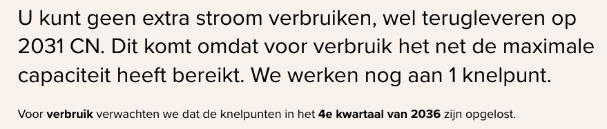 Wachttijd netverzwaring