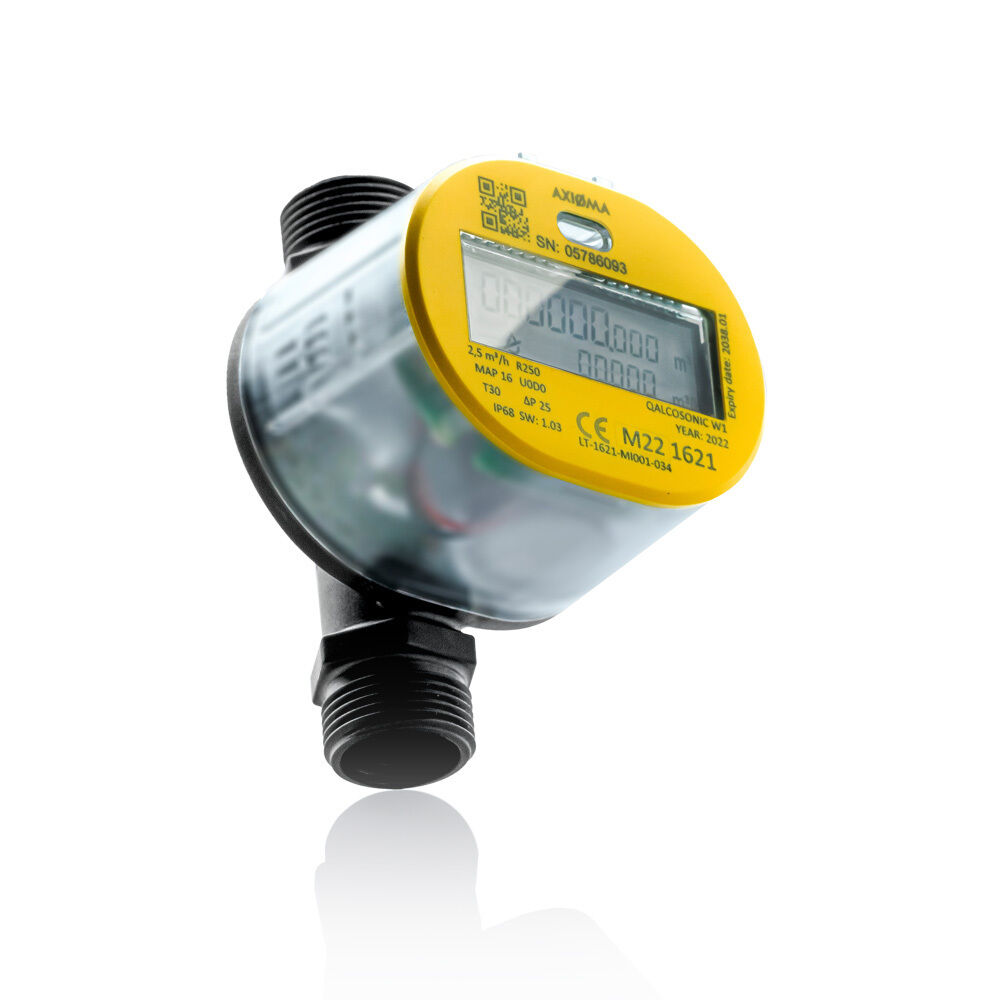 Axioma ultrasone watermeter Qalcosonic W1 A design