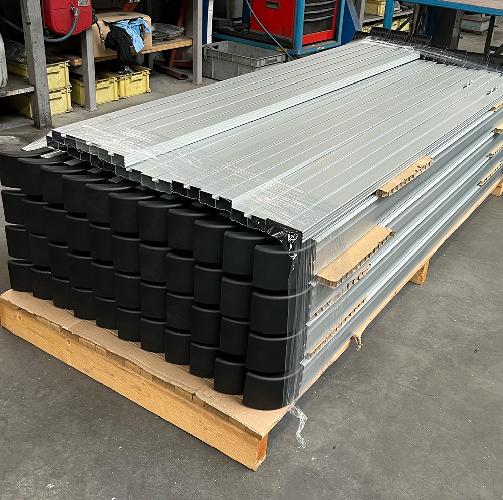 Te assembleren zijafscherming planken